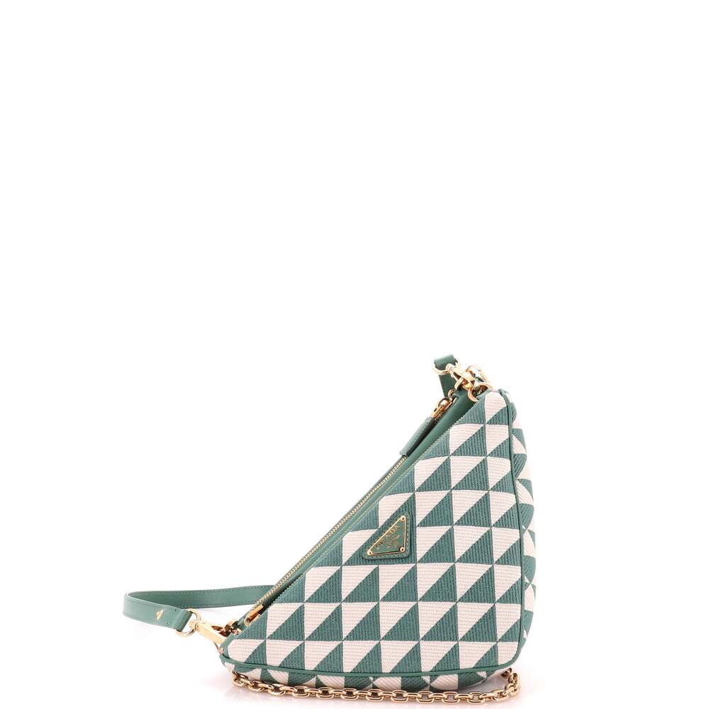 Prada Double Symbole Triangle Bag #331101P23B
